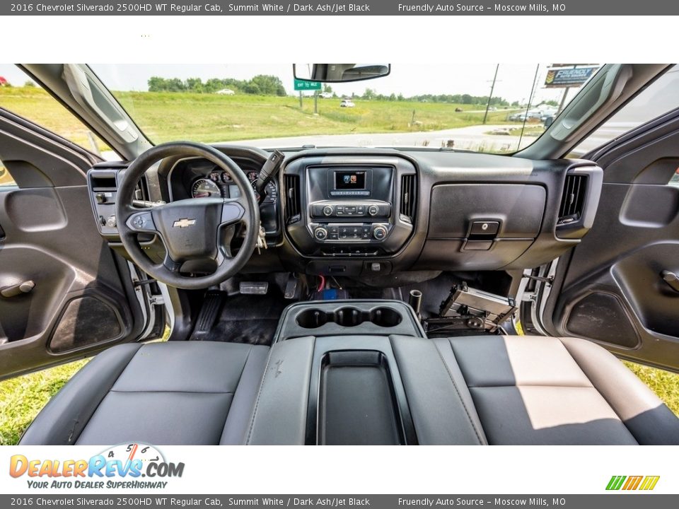 Dark Ash/Jet Black Interior - 2016 Chevrolet Silverado 2500HD WT Regular Cab Photo #11