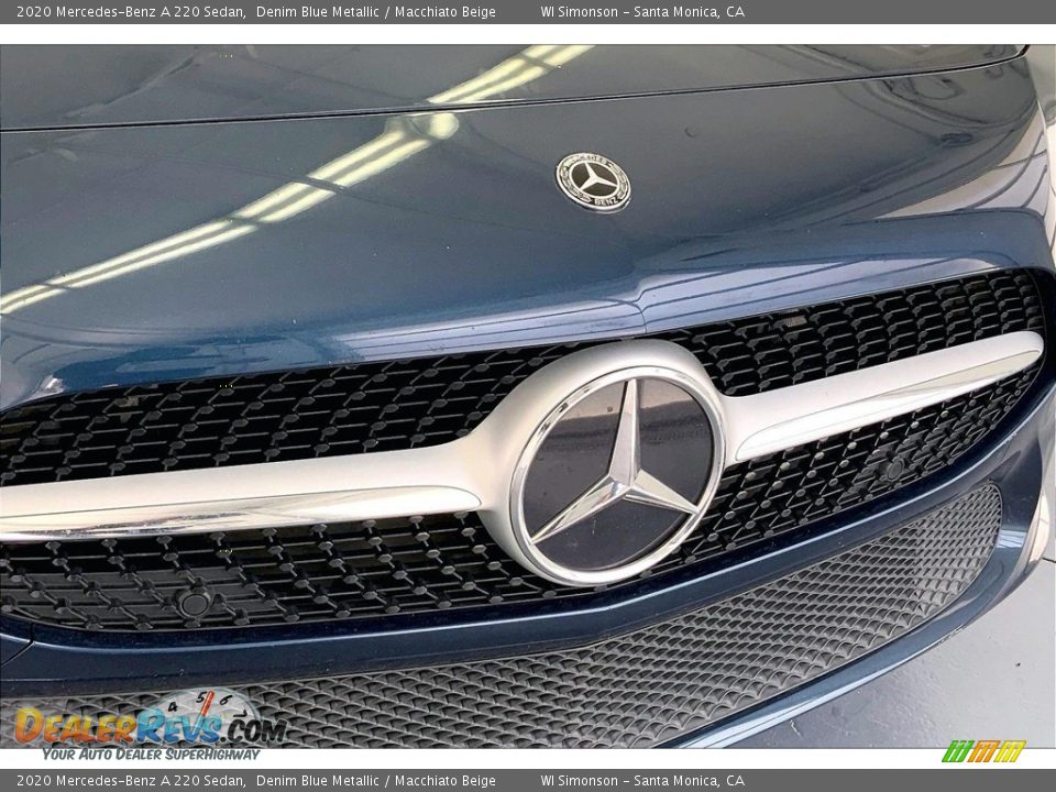 2020 Mercedes-Benz A 220 Sedan Denim Blue Metallic / Macchiato Beige Photo #30