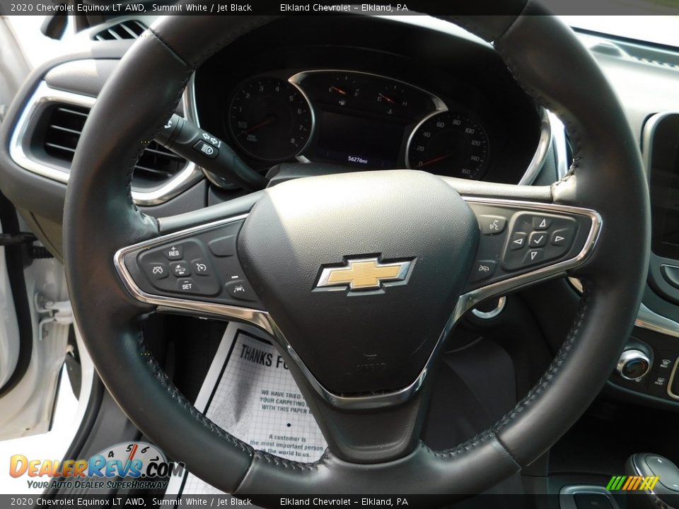 2020 Chevrolet Equinox LT AWD Summit White / Jet Black Photo #22
