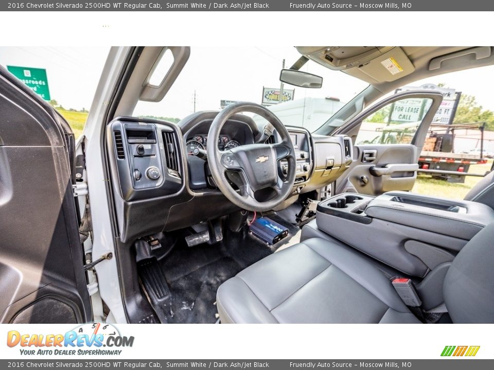 Dark Ash/Jet Black Interior - 2016 Chevrolet Silverado 2500HD WT Regular Cab Photo #13