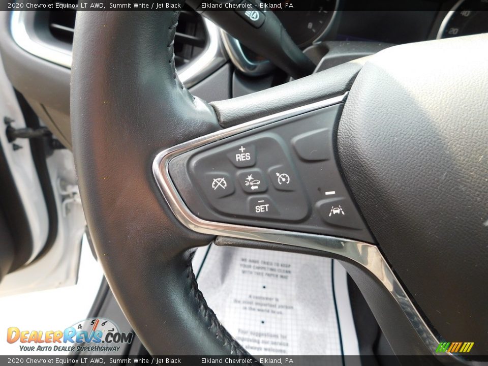 2020 Chevrolet Equinox LT AWD Summit White / Jet Black Photo #24
