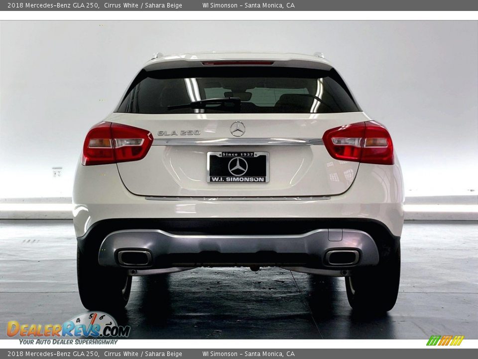 2018 Mercedes-Benz GLA 250 Cirrus White / Sahara Beige Photo #3