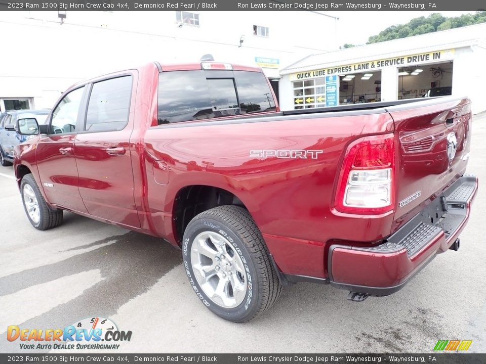 2023 Ram 1500 Big Horn Crew Cab 4x4 Delmonico Red Pearl / Black Photo #3