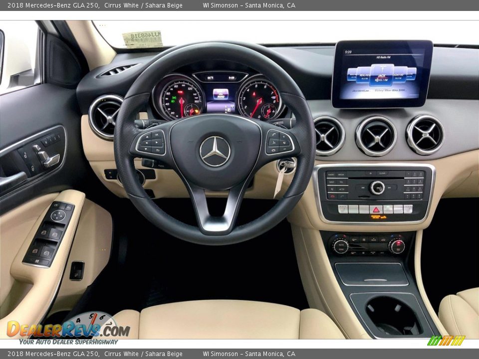 2018 Mercedes-Benz GLA 250 Cirrus White / Sahara Beige Photo #4