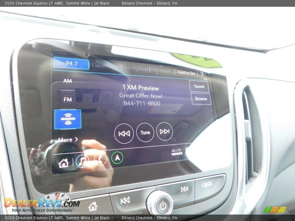 2020 Chevrolet Equinox LT AWD Summit White / Jet Black Photo #33
