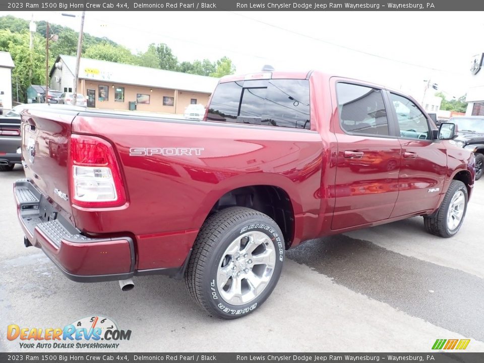 2023 Ram 1500 Big Horn Crew Cab 4x4 Delmonico Red Pearl / Black Photo #7