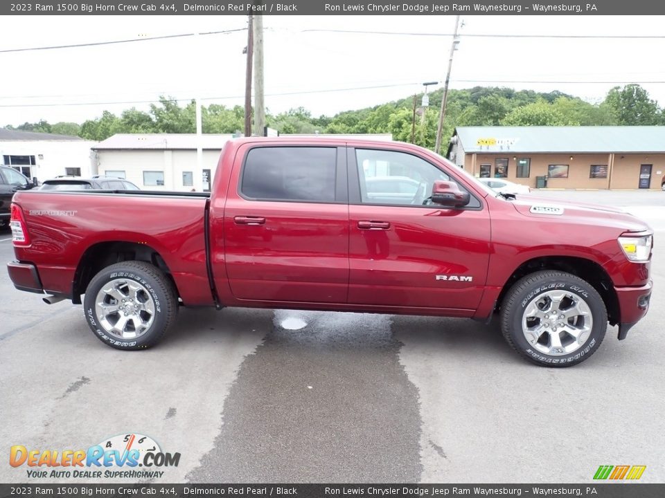 2023 Ram 1500 Big Horn Crew Cab 4x4 Delmonico Red Pearl / Black Photo #8