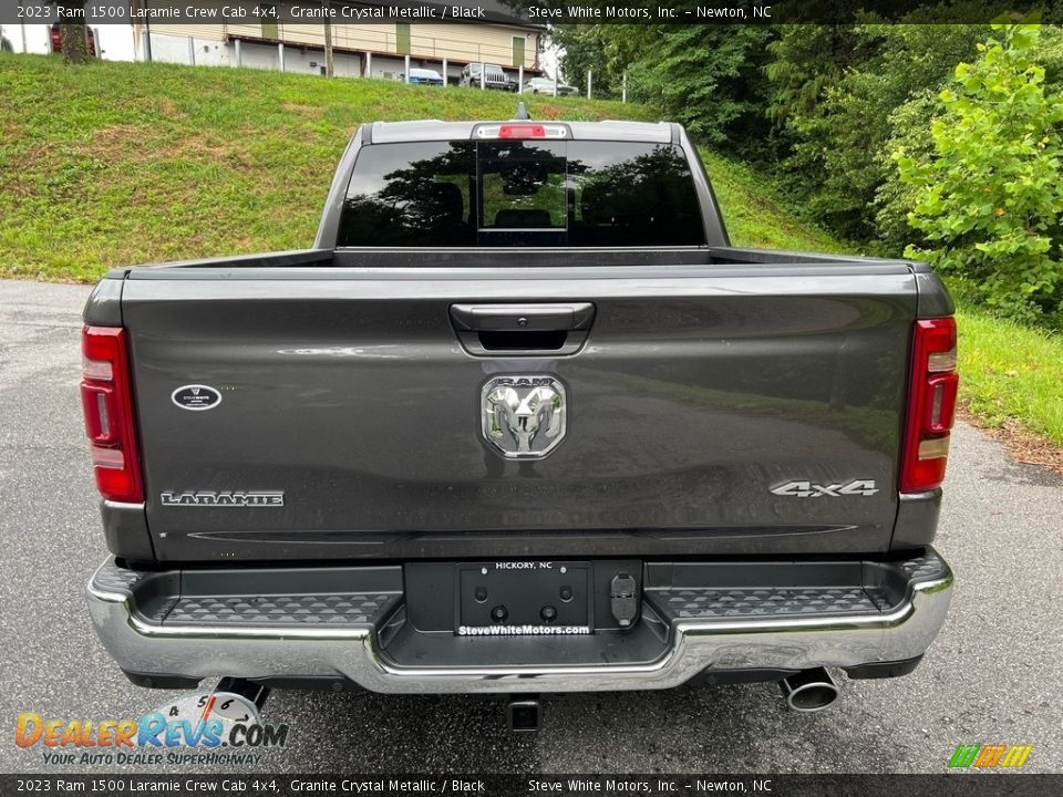 2023 Ram 1500 Laramie Crew Cab 4x4 Granite Crystal Metallic / Black Photo #7