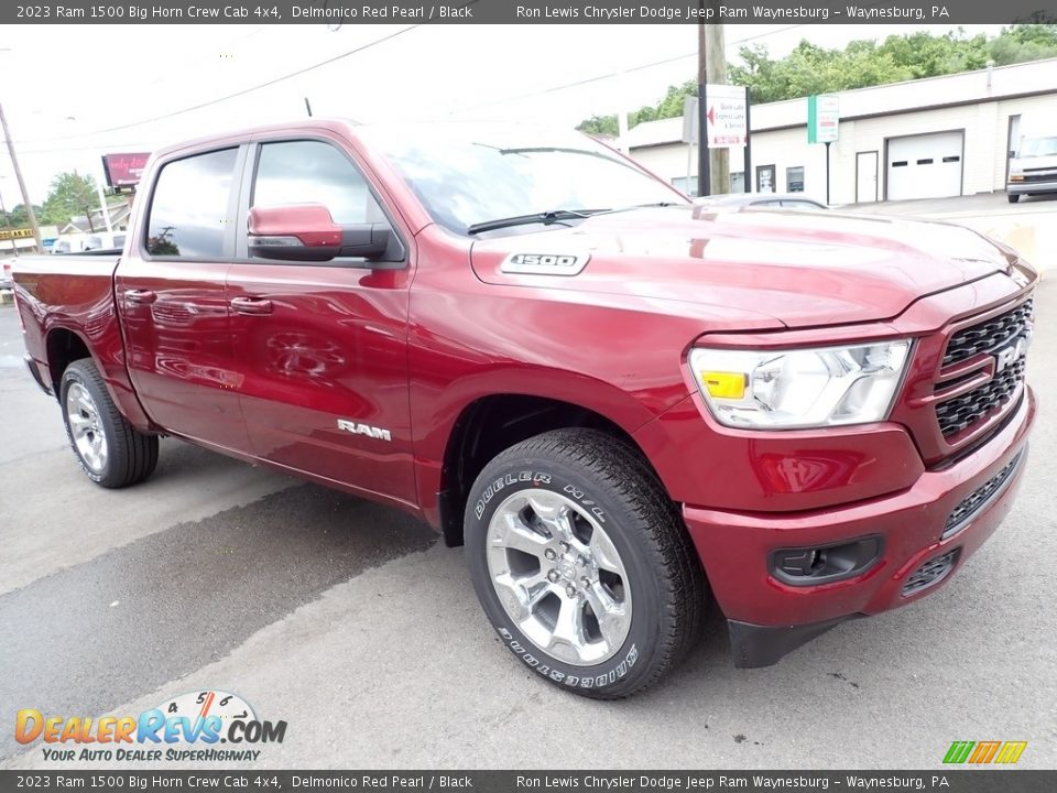 2023 Ram 1500 Big Horn Crew Cab 4x4 Delmonico Red Pearl / Black Photo #9