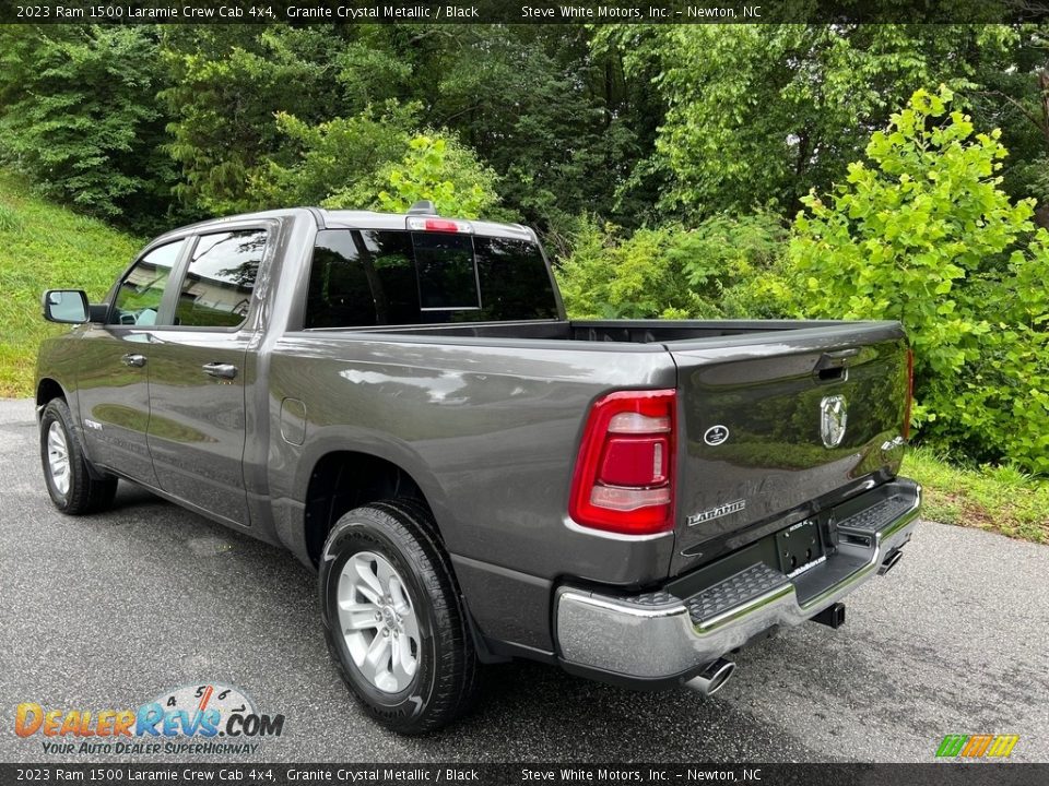 2023 Ram 1500 Laramie Crew Cab 4x4 Granite Crystal Metallic / Black Photo #9