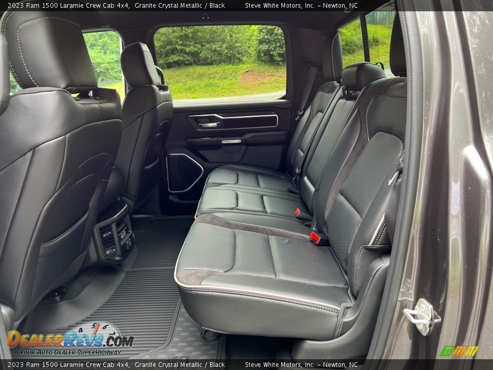 Rear Seat of 2023 Ram 1500 Laramie Crew Cab 4x4 Photo #14