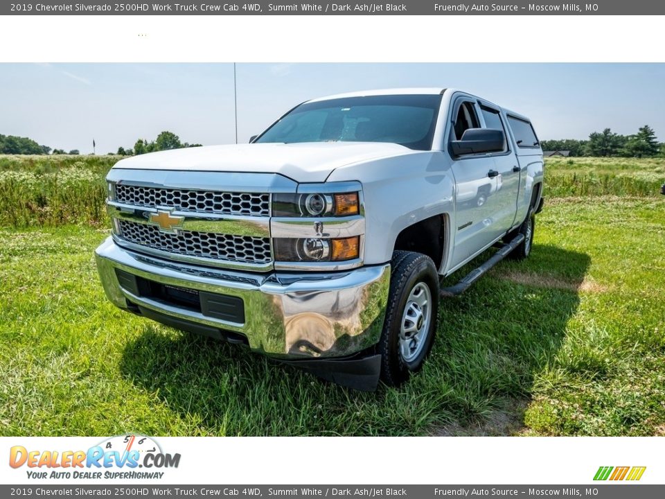 2019 Chevrolet Silverado 2500HD Work Truck Crew Cab 4WD Summit White / Dark Ash/Jet Black Photo #9