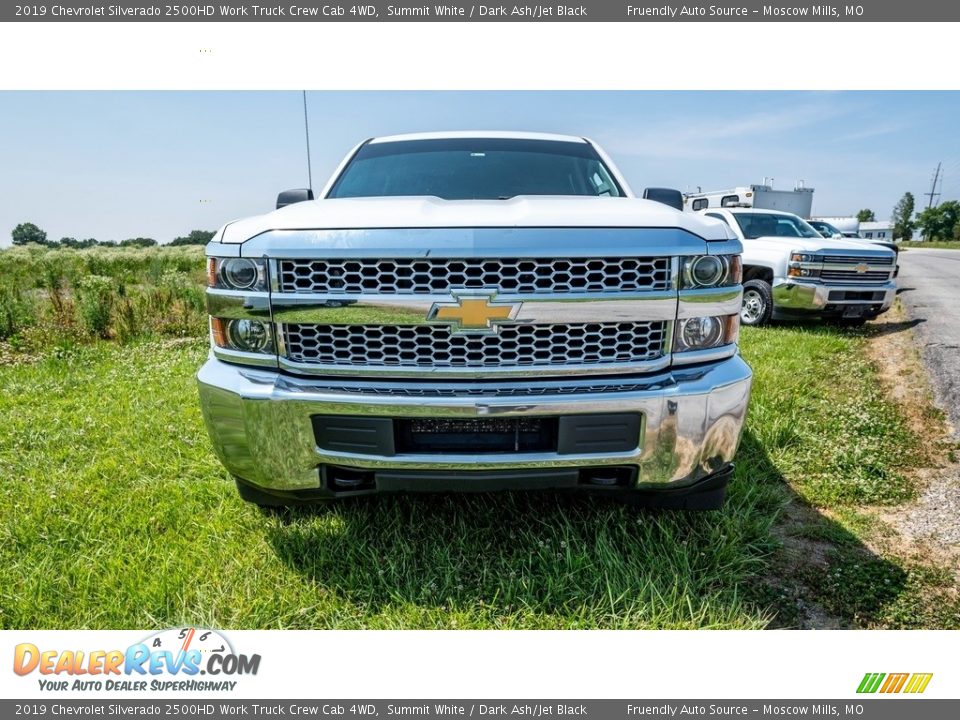 2019 Chevrolet Silverado 2500HD Work Truck Crew Cab 4WD Summit White / Dark Ash/Jet Black Photo #10