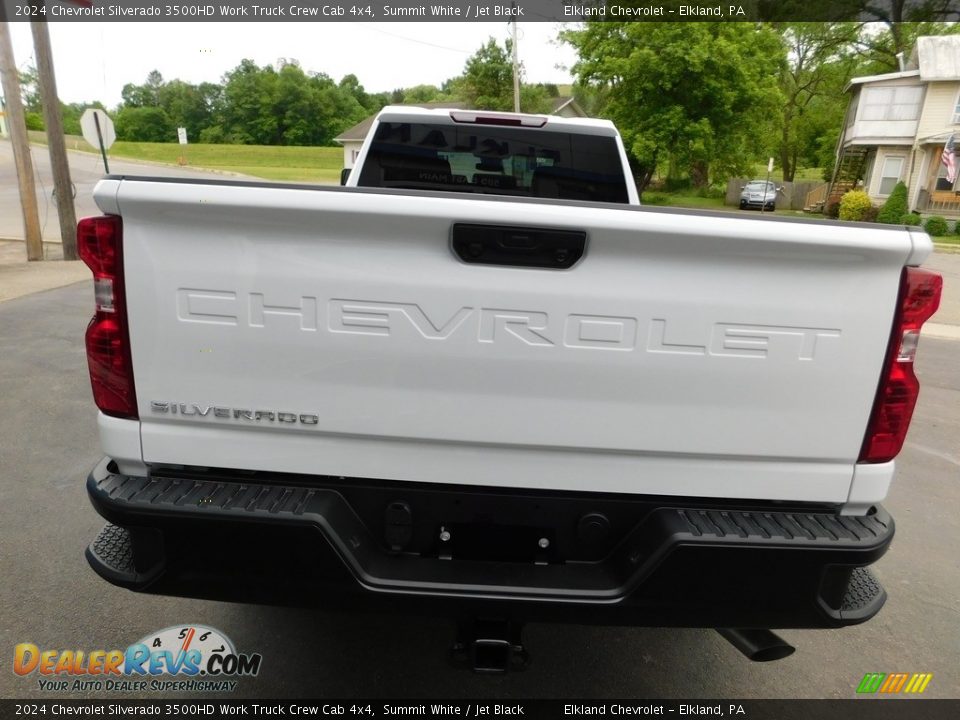 2024 Chevrolet Silverado 3500HD Work Truck Crew Cab 4x4 Summit White / Jet Black Photo #6