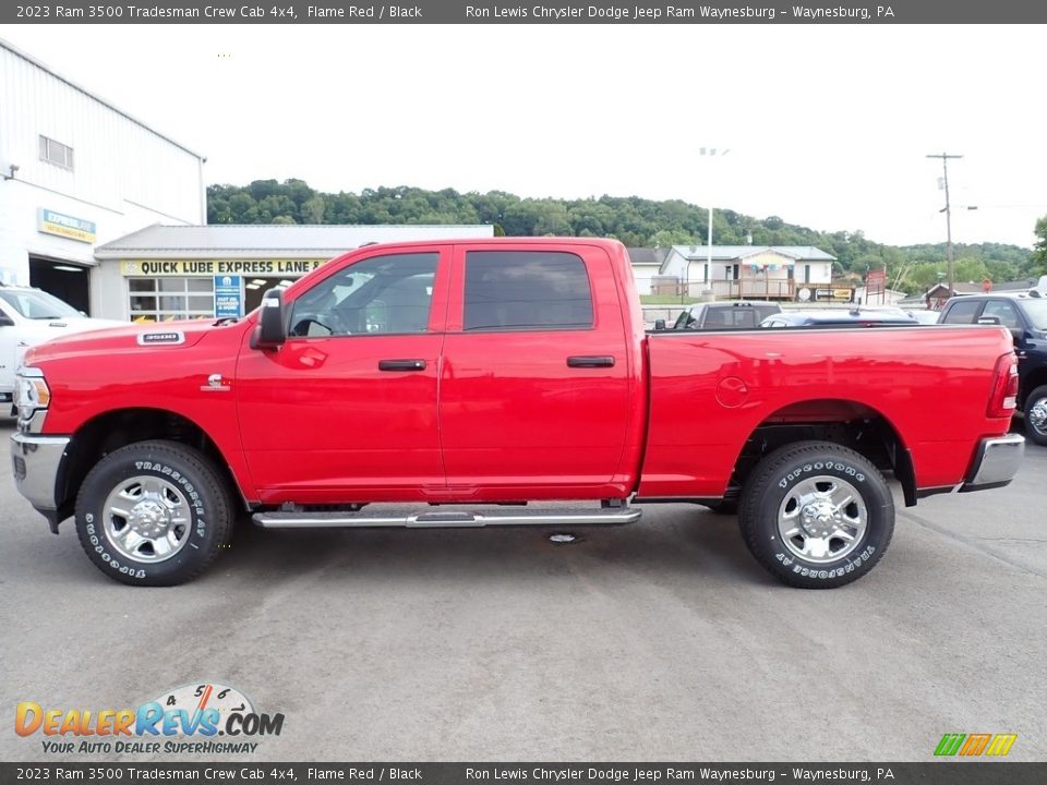 2023 Ram 3500 Tradesman Crew Cab 4x4 Flame Red / Black Photo #2