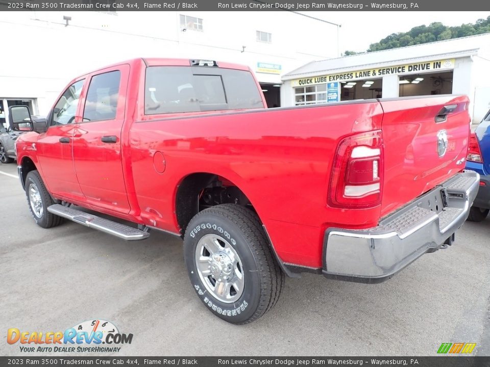 2023 Ram 3500 Tradesman Crew Cab 4x4 Flame Red / Black Photo #3