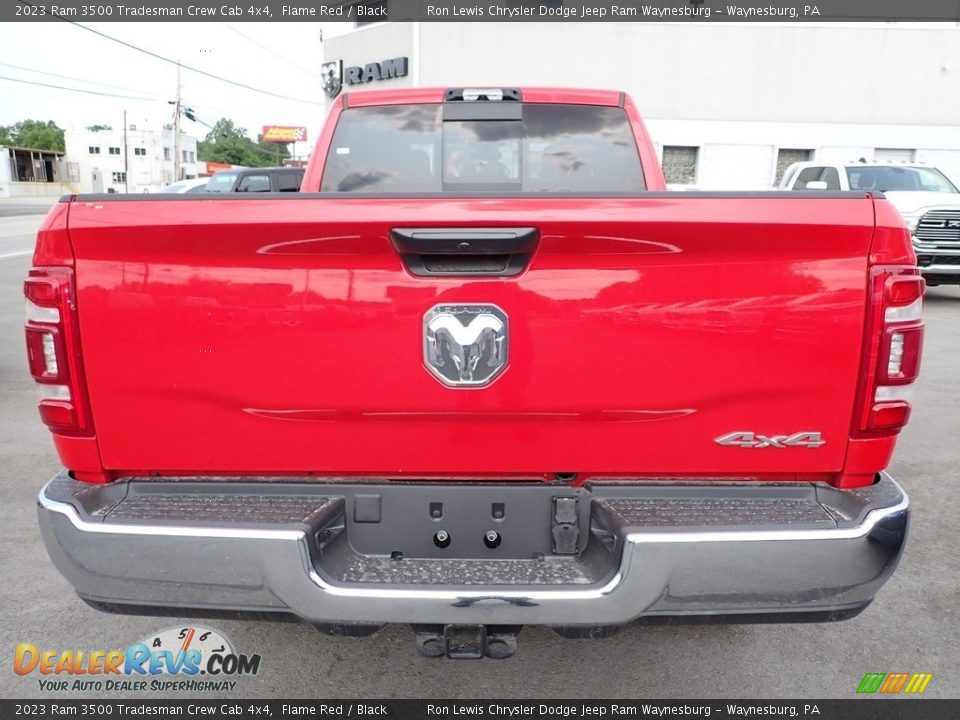 2023 Ram 3500 Tradesman Crew Cab 4x4 Flame Red / Black Photo #4