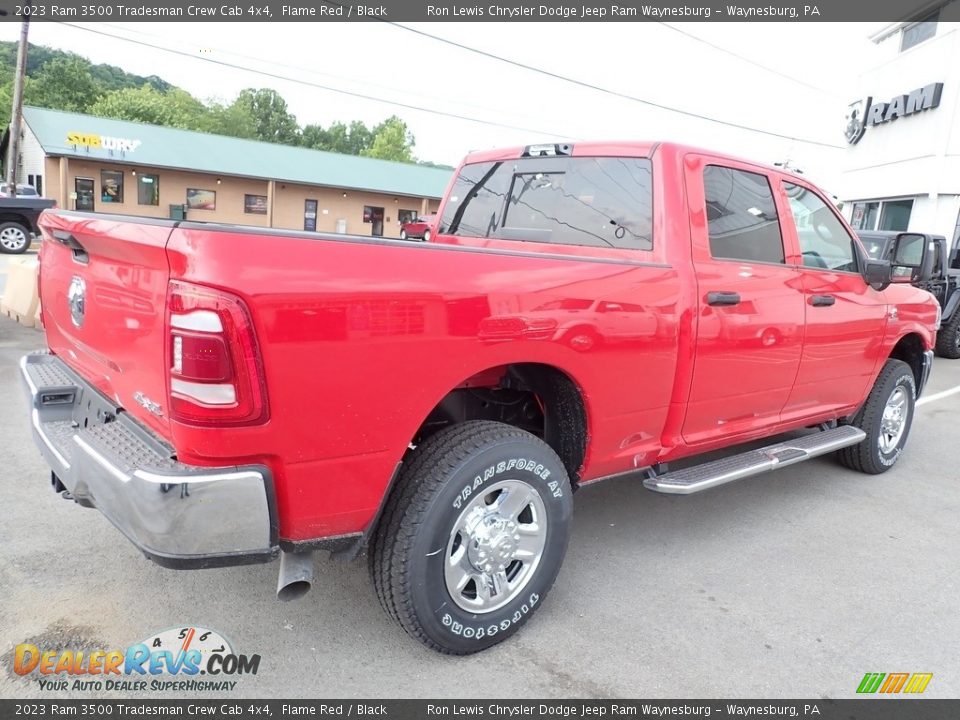 2023 Ram 3500 Tradesman Crew Cab 4x4 Flame Red / Black Photo #7