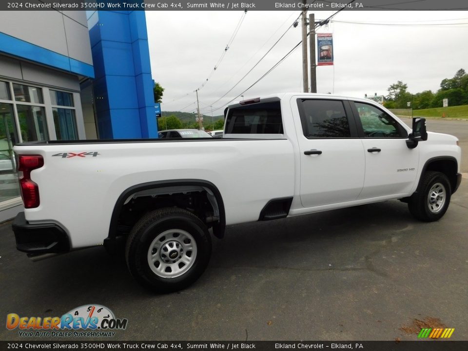 2024 Chevrolet Silverado 3500HD Work Truck Crew Cab 4x4 Summit White / Jet Black Photo #11