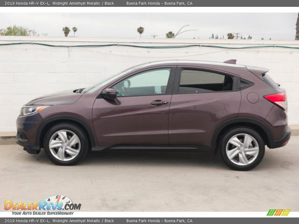 2019 Honda HR-V EX-L Midnight Amethyst Metallic / Black Photo #8