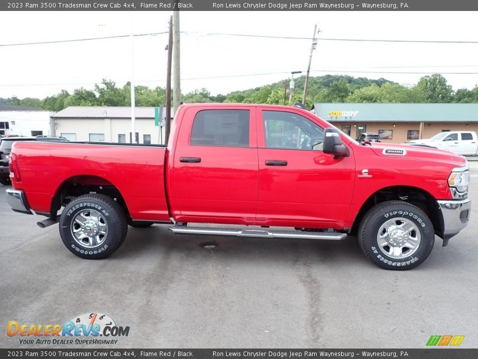 2023 Ram 3500 Tradesman Crew Cab 4x4 Flame Red / Black Photo #8