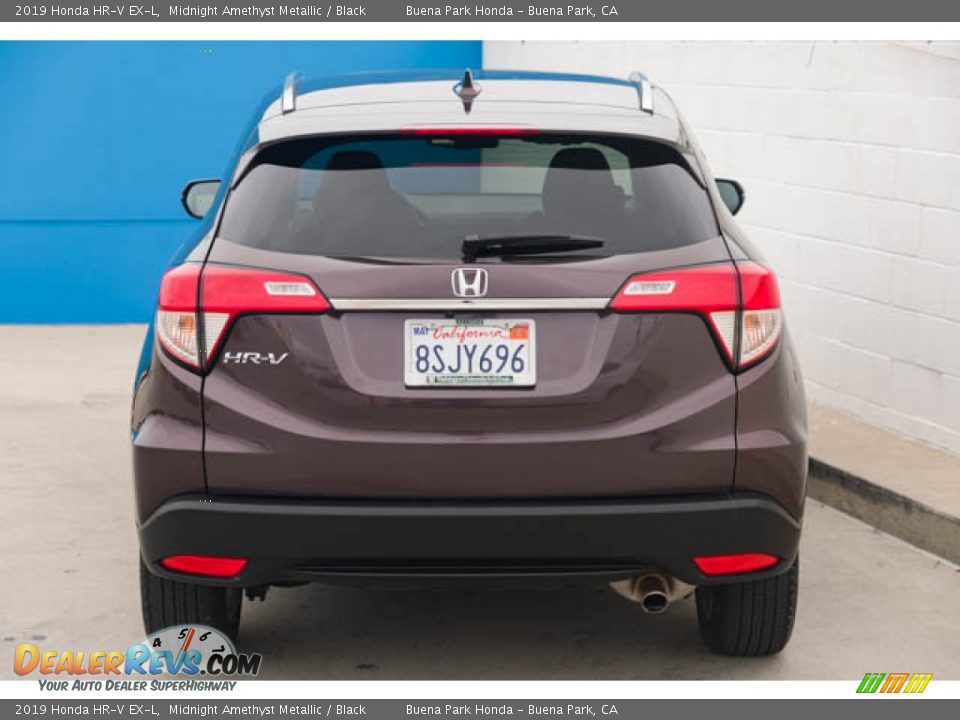 2019 Honda HR-V EX-L Midnight Amethyst Metallic / Black Photo #9