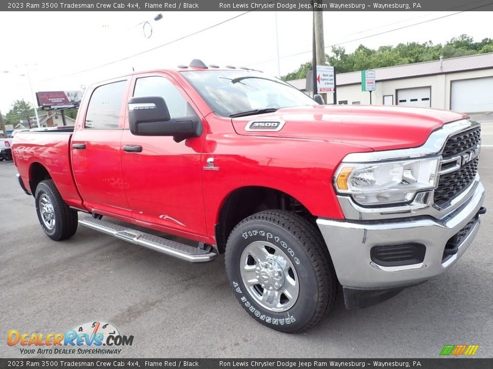 Front 3/4 View of 2023 Ram 3500 Tradesman Crew Cab 4x4 Photo #9