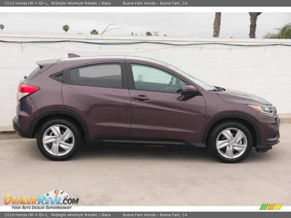 2019 Honda HR-V EX-L Midnight Amethyst Metallic / Black Photo #12