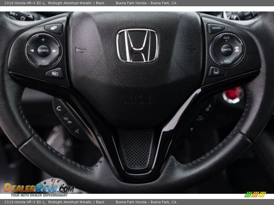 2019 Honda HR-V EX-L Midnight Amethyst Metallic / Black Photo #13