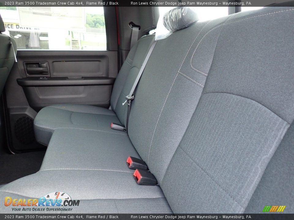 Rear Seat of 2023 Ram 3500 Tradesman Crew Cab 4x4 Photo #13