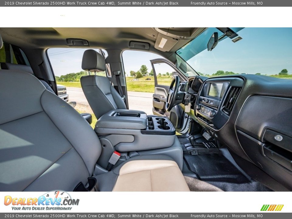 2019 Chevrolet Silverado 2500HD Work Truck Crew Cab 4WD Summit White / Dark Ash/Jet Black Photo #25