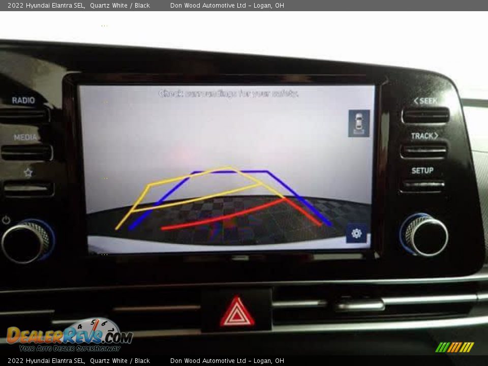 2022 Hyundai Elantra SEL Quartz White / Black Photo #3
