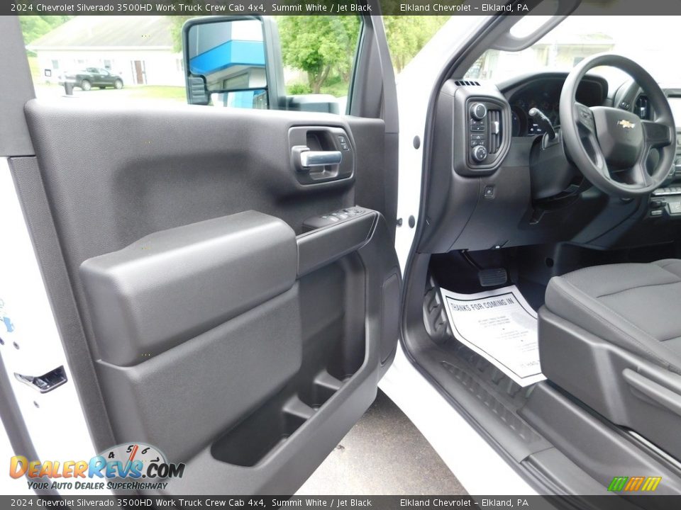 Front Seat of 2024 Chevrolet Silverado 3500HD Work Truck Crew Cab 4x4 Photo #20