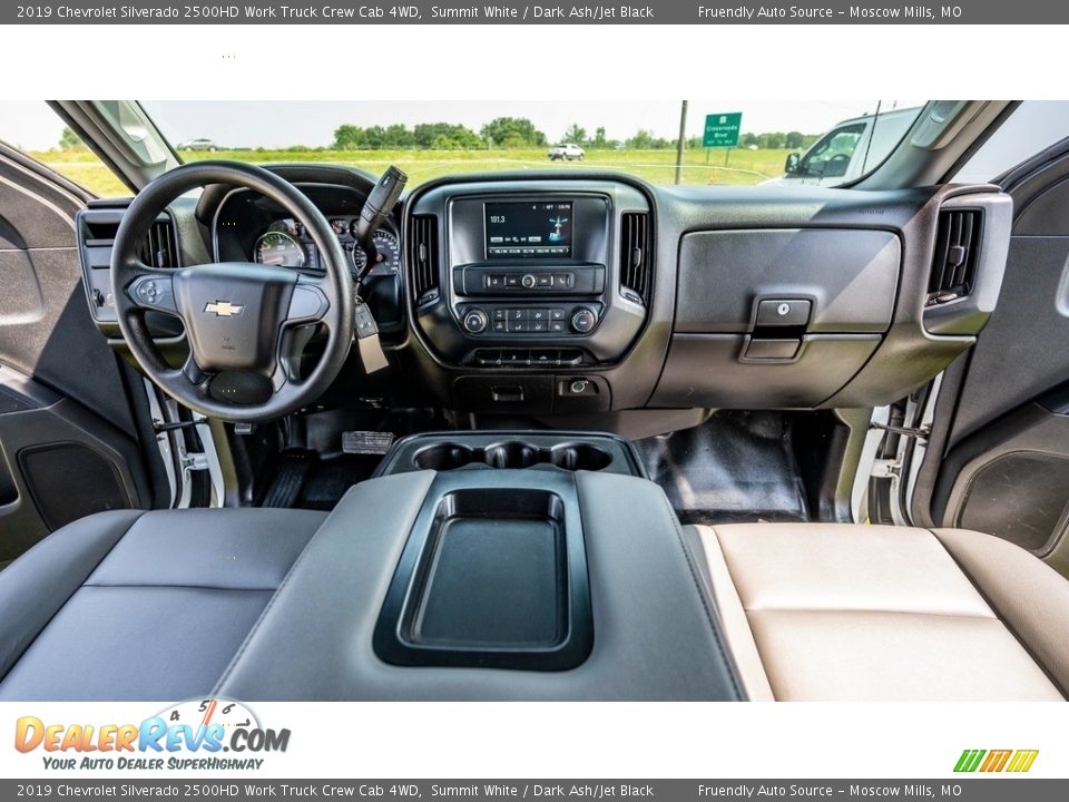 2019 Chevrolet Silverado 2500HD Work Truck Crew Cab 4WD Summit White / Dark Ash/Jet Black Photo #27