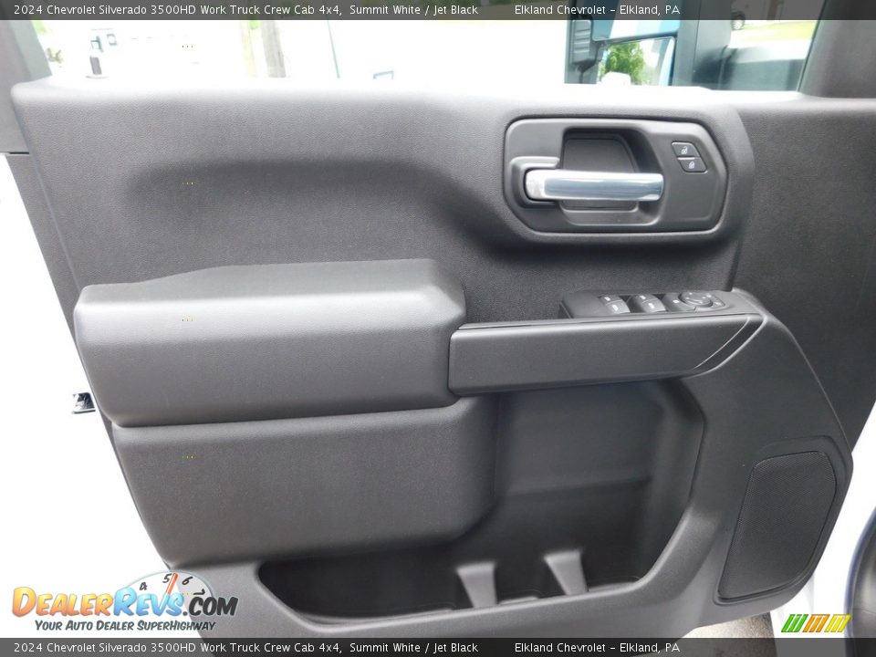 Door Panel of 2024 Chevrolet Silverado 3500HD Work Truck Crew Cab 4x4 Photo #21