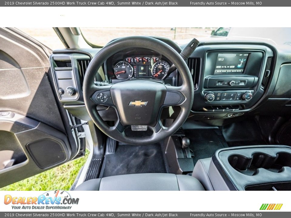 2019 Chevrolet Silverado 2500HD Work Truck Crew Cab 4WD Summit White / Dark Ash/Jet Black Photo #28