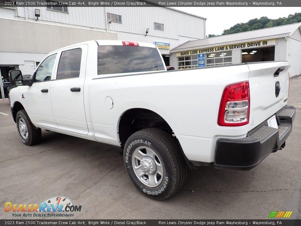 2023 Ram 2500 Tradesman Crew Cab 4x4 Bright White / Diesel Gray/Black Photo #3