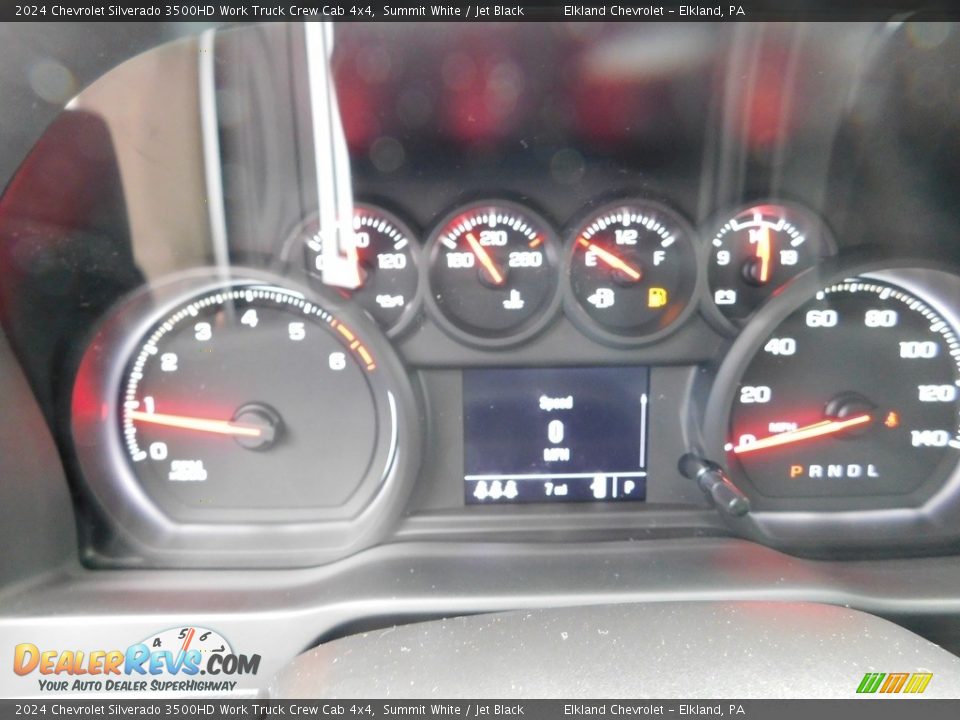 2024 Chevrolet Silverado 3500HD Work Truck Crew Cab 4x4 Gauges Photo #30