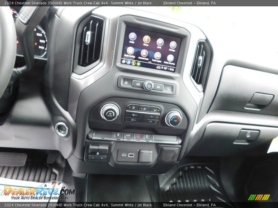 Controls of 2024 Chevrolet Silverado 3500HD Work Truck Crew Cab 4x4 Photo #33