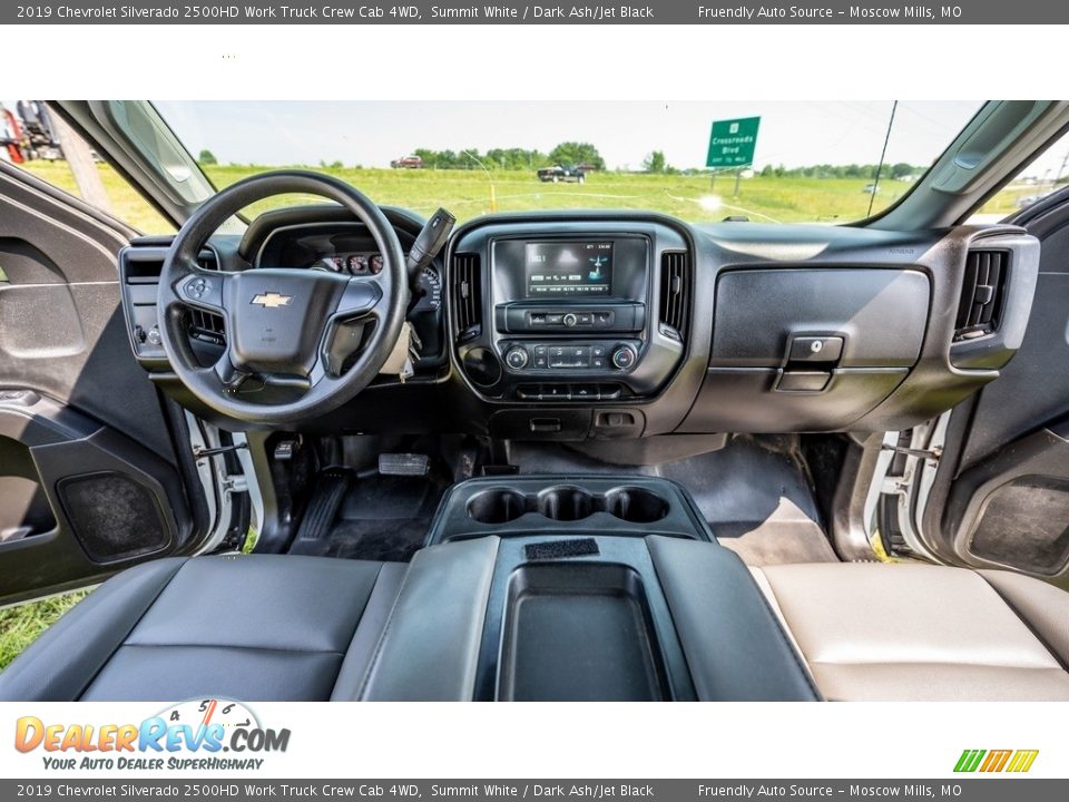 2019 Chevrolet Silverado 2500HD Work Truck Crew Cab 4WD Summit White / Dark Ash/Jet Black Photo #10