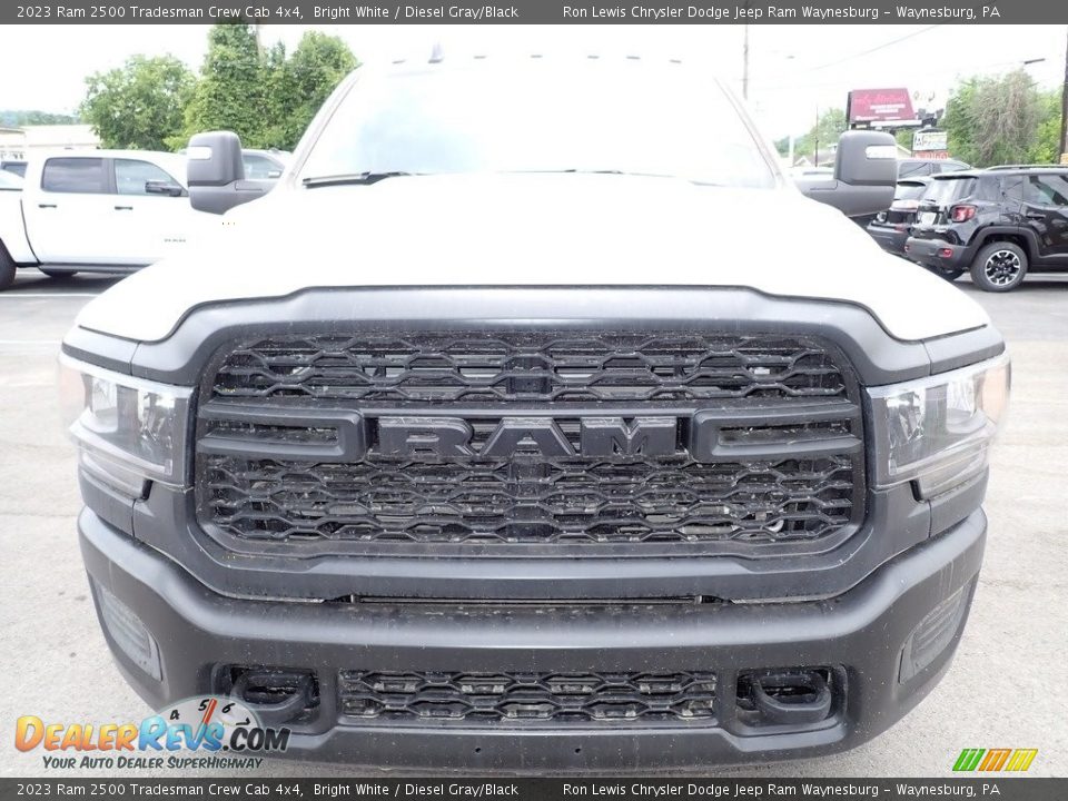 2023 Ram 2500 Tradesman Crew Cab 4x4 Bright White / Diesel Gray/Black Photo #9