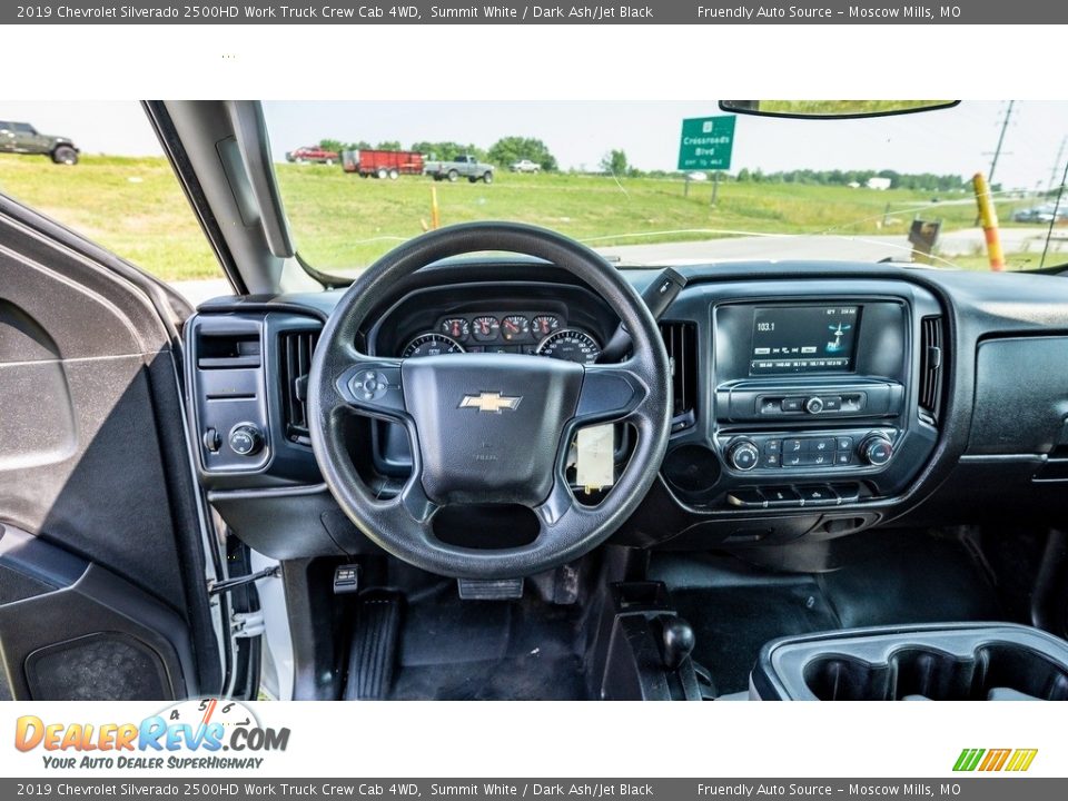 2019 Chevrolet Silverado 2500HD Work Truck Crew Cab 4WD Summit White / Dark Ash/Jet Black Photo #11