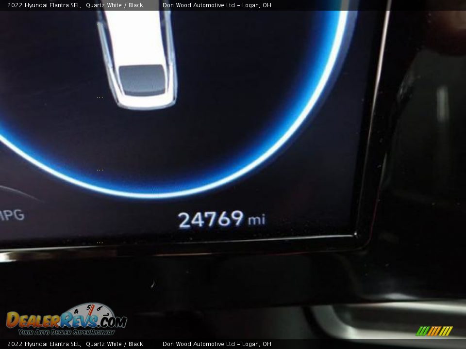 2022 Hyundai Elantra SEL Quartz White / Black Photo #29