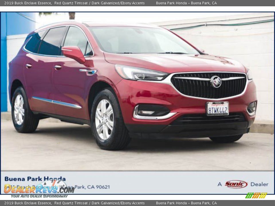 2019 Buick Enclave Essence Red Quartz Tintcoat / Dark Galvanized/Ebony Accents Photo #1