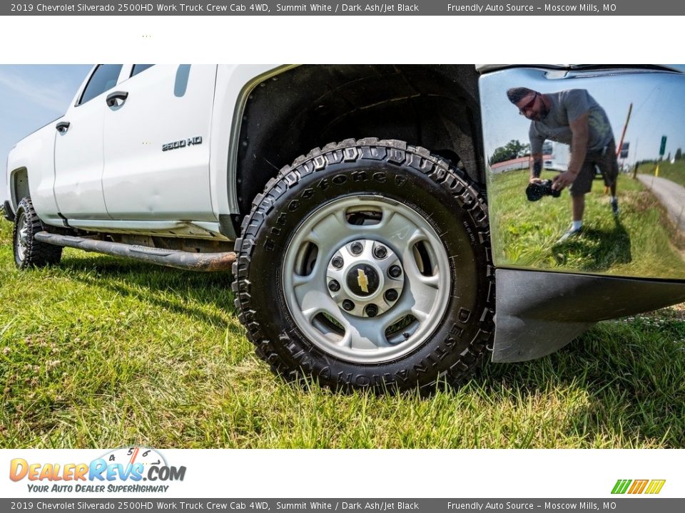 2019 Chevrolet Silverado 2500HD Work Truck Crew Cab 4WD Summit White / Dark Ash/Jet Black Photo #20