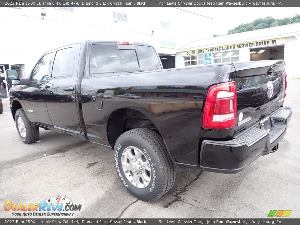 2023 Ram 2500 Laramie Crew Cab 4x4 Diamond Black Crystal Pearl / Black Photo #3