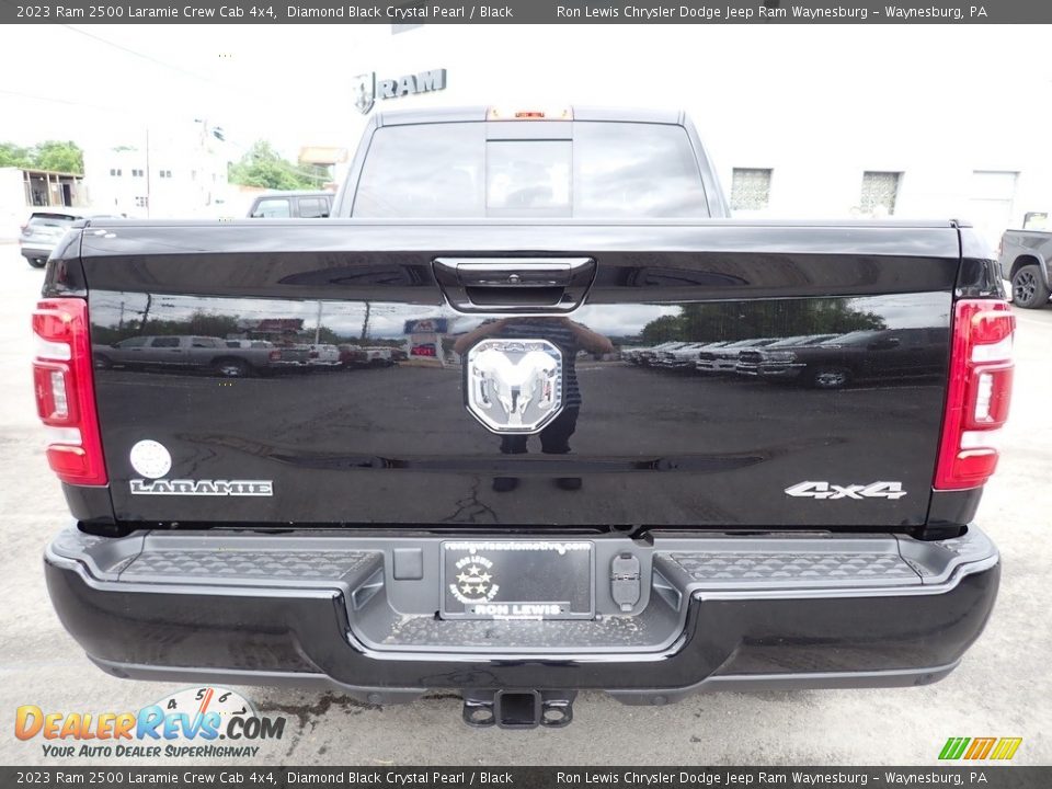 2023 Ram 2500 Laramie Crew Cab 4x4 Diamond Black Crystal Pearl / Black Photo #4