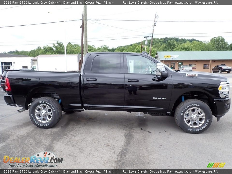 2023 Ram 2500 Laramie Crew Cab 4x4 Diamond Black Crystal Pearl / Black Photo #7