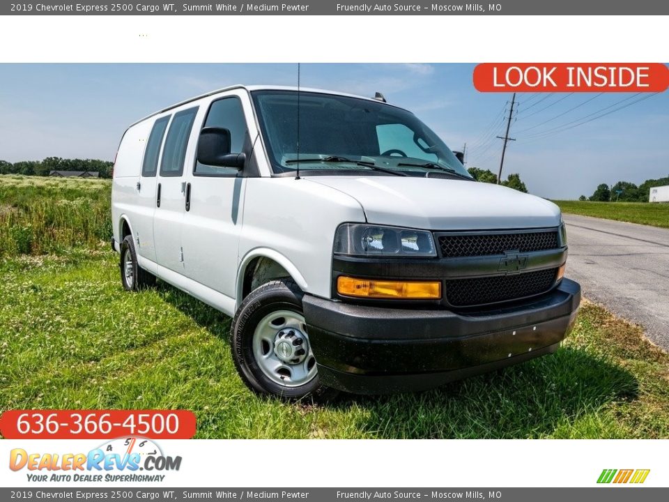 2019 Chevrolet Express 2500 Cargo WT Summit White / Medium Pewter Photo #1