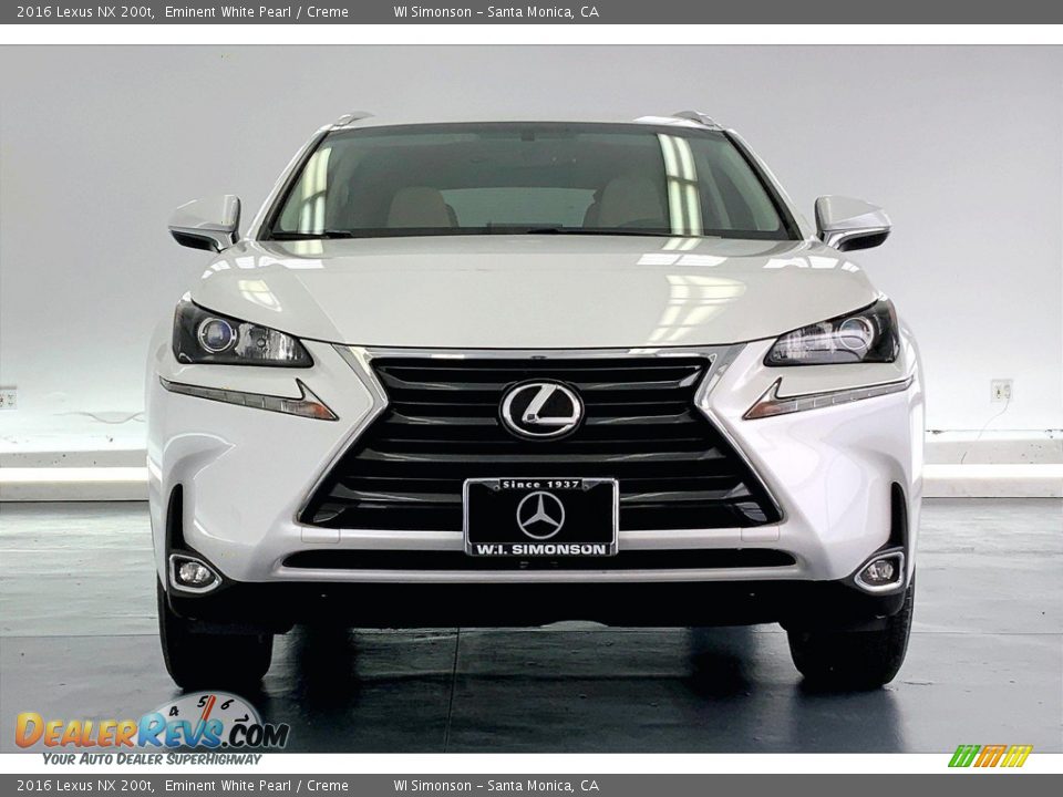 2016 Lexus NX 200t Eminent White Pearl / Creme Photo #2